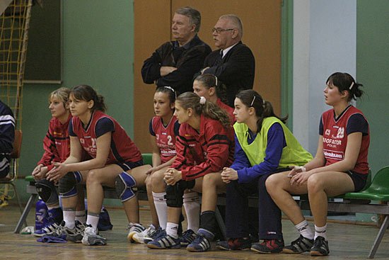 Karolina Kasprzak w kolejnym ataku.