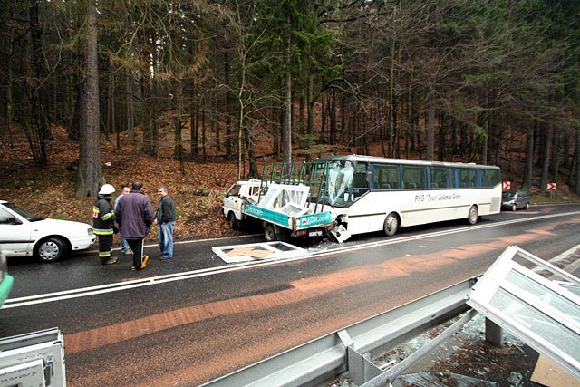 Na szczęście w autobusie nie było pasażerów.