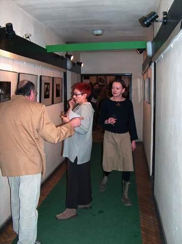Wystawę otworzył Kurator Galerii