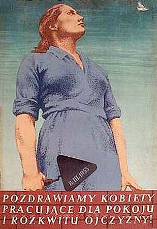 Mężczyźni z goździkami za plecami. Czekają, by wręczyć kwiaty przedstawicielkom płci pięknej.