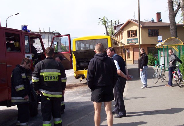 Na miejscu zdarzenia interweniowała straż pożarna.