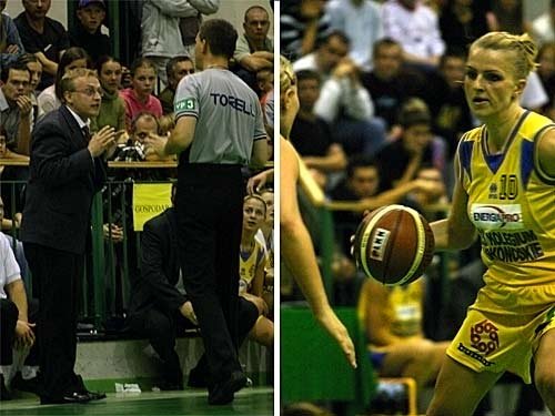 - Uwagi trenera Rafała Sroki do arbitra sobotniej rywalizacji; Ofensywana akcja Moniki Krawczyszyn-Samiec