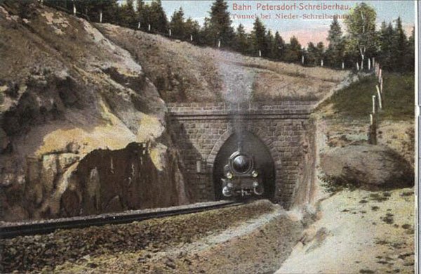 Tunel na odcinku Piechowice – Szklarska Poręba.