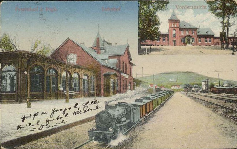 Dworzec w Piechowicach (Petersdorf).