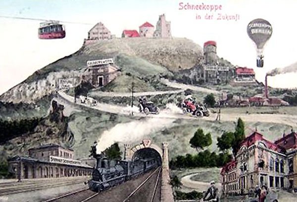 Futurystyczne wizje za niemieckich czasów.