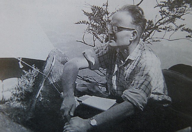 Jerzy Kolankowski w górach (lata 60.)