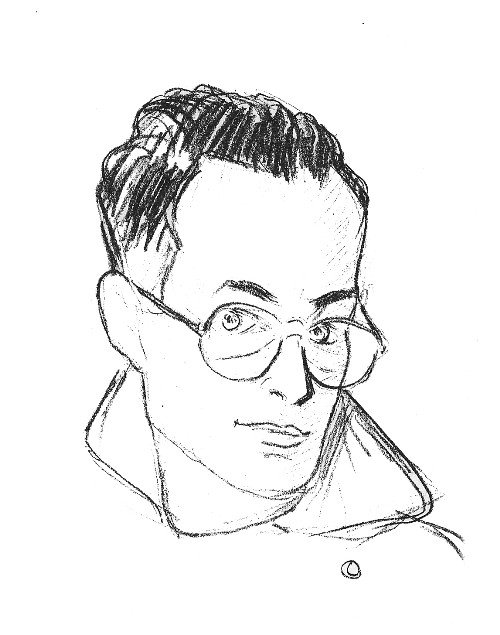 Autoportret z lat 50.
