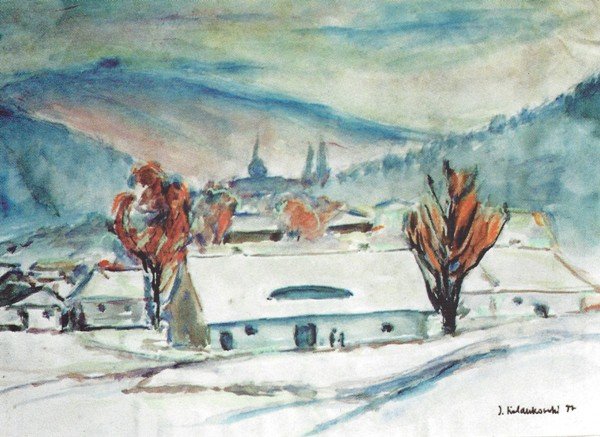 Zima w Świeradowie 1977 r.