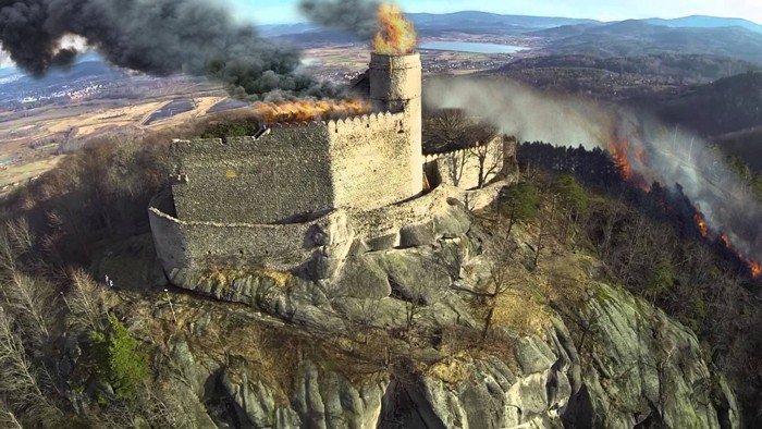 Pożar Zamku Chojnik
