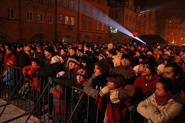 Tak wyglądał plac Ratuszowy podczas ubiegłorocznego finału WOŚP.