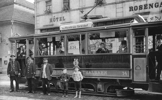 Tramwaj elektryczny w Cieplicach