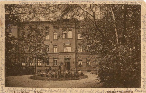 Szpital miejski zbudowany po 1888 roku przy Neue Hospitalstrasse (dziś – Wynalazców).