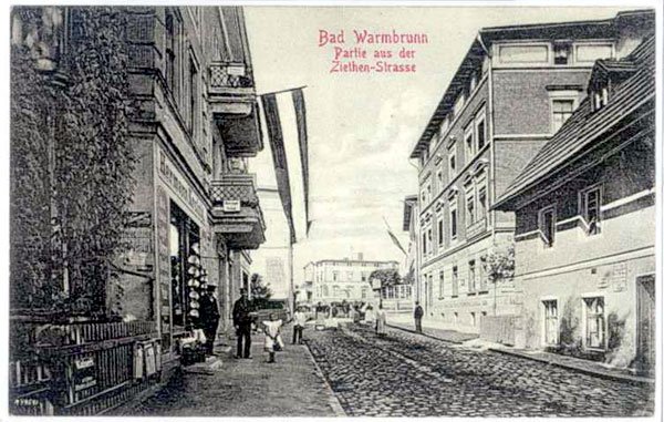 Ziehlenstr., czyli ul. Jagiellońska, przy której znajduje się szpital św. Jadwigi.