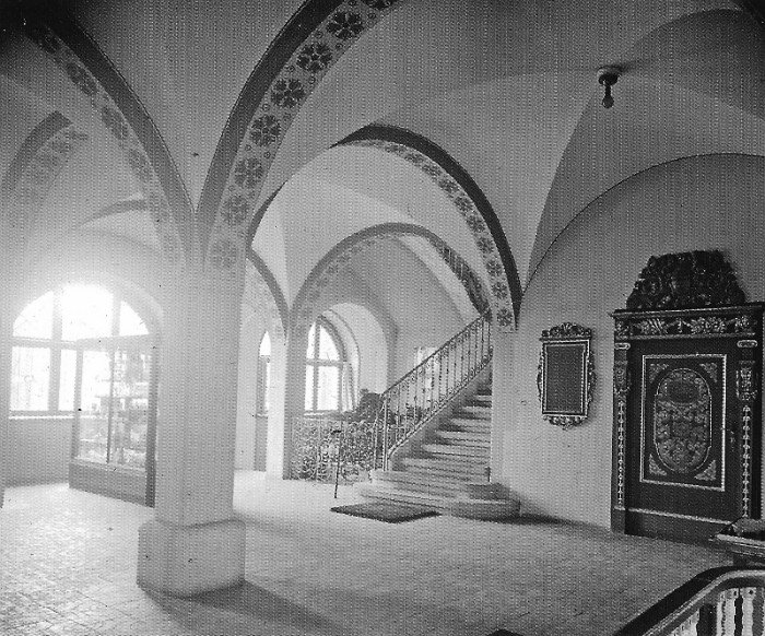 Hol w Muzeum Towarzystwa Karkonoskiego ok. 1914 roku