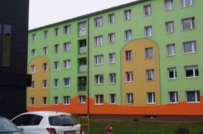 Blok mieszkalny przy ul. Paderewskiego, fot. S. Firszt