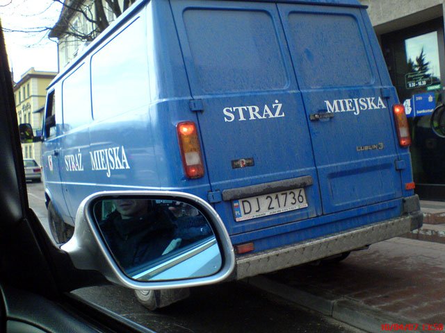 Nasz Czytelnik podpatrzył pojazd straży miejskiej na