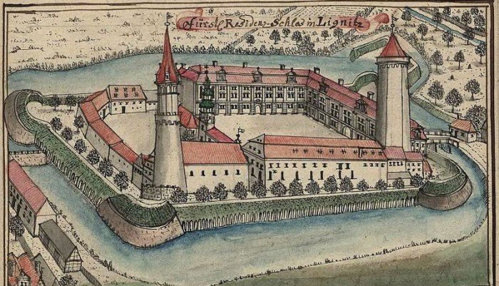 Zamek w Legnicy, w którym odbył się ślub Hansa Ulryka Schaffgotscha i Barbary Agnieszki
