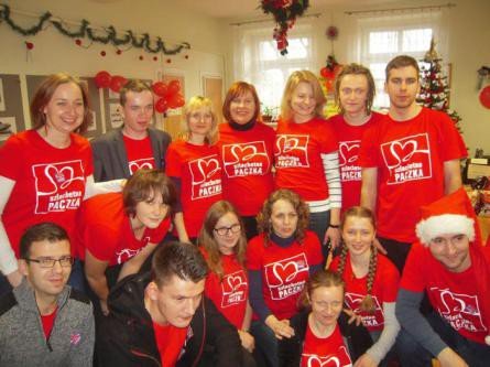 Zespół jeleniogórskiej Szlachetnej Paczki w 2015 roku