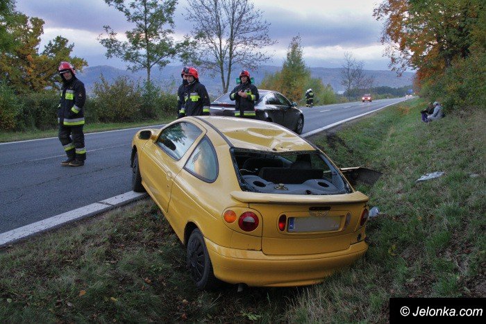 pijana-kobieta-wjechaa-do-rowu-na-krajowej-trojce-foto-65625