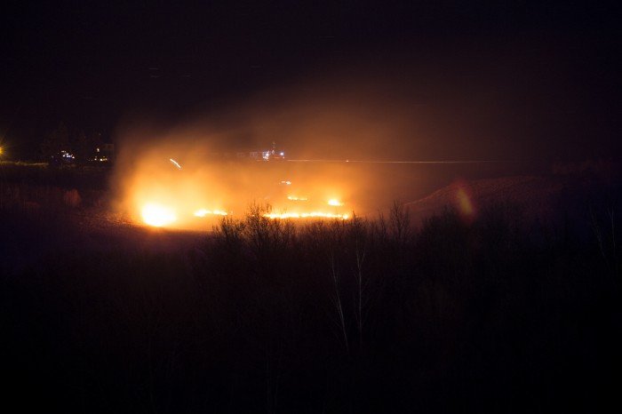 Na Górze Szybowcowej paliła się trawa
