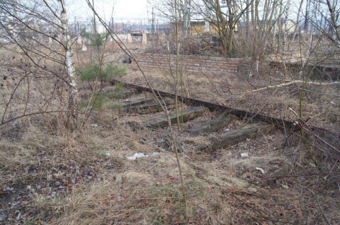 Torowisko na podkładach drewnianych