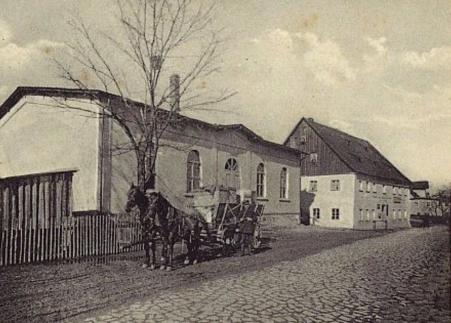 Zajazd Adreasa Schankego w Cunnersdorfie (Kunice). Trudno sprecyzować, gdzie dokładnie znajduje się to miejsce.