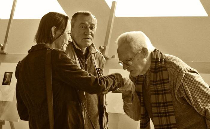Ewa Andrzejewska i Wojciech Zawadzki z Jerzym Wiklendtem