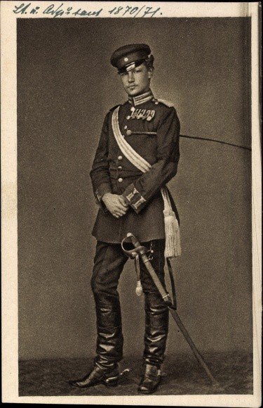 Hindenburg jako oficer z czasów wojny francusko–pruskiej