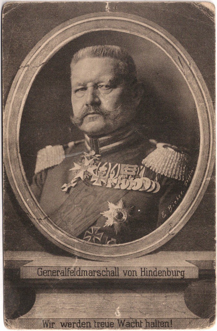 Feldmarszałek Paul von Hindenburg