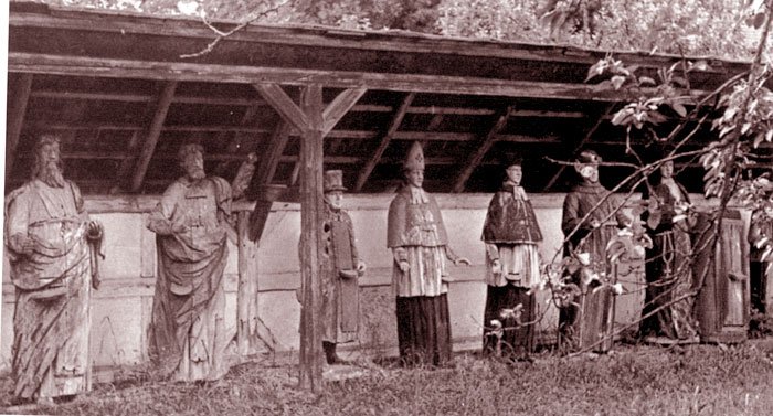 Odtworzona postać św. Piotra.
