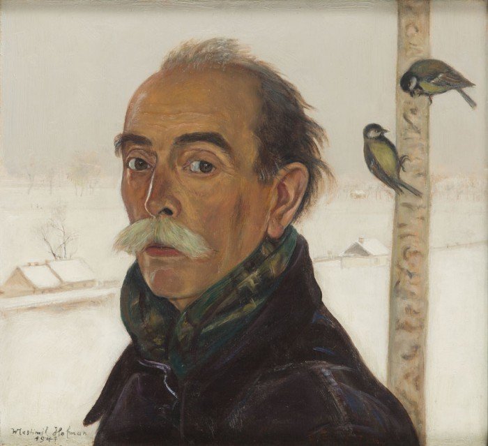 Wlastimil Hofman. Autoportret z 1947 roku
