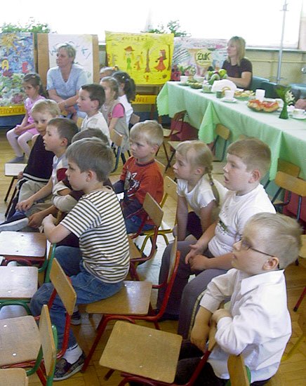 Najmłodszych bardzo zainteresowała ta impreza.