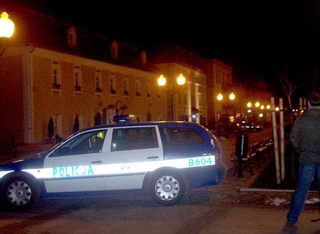 Nocna akcja przy ulicy Staromiejskiej.