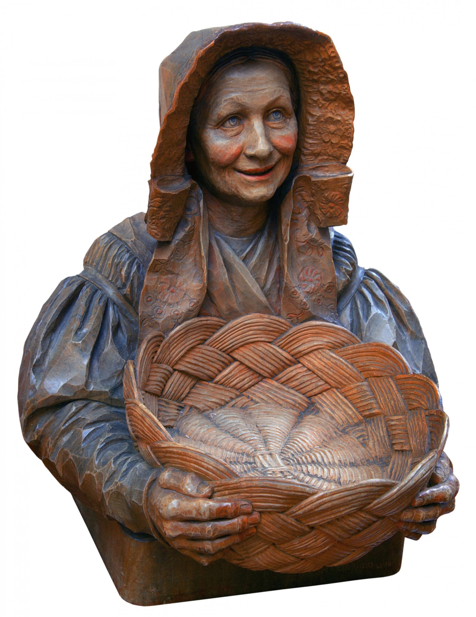 Wieśniaczka w stroju ludowym