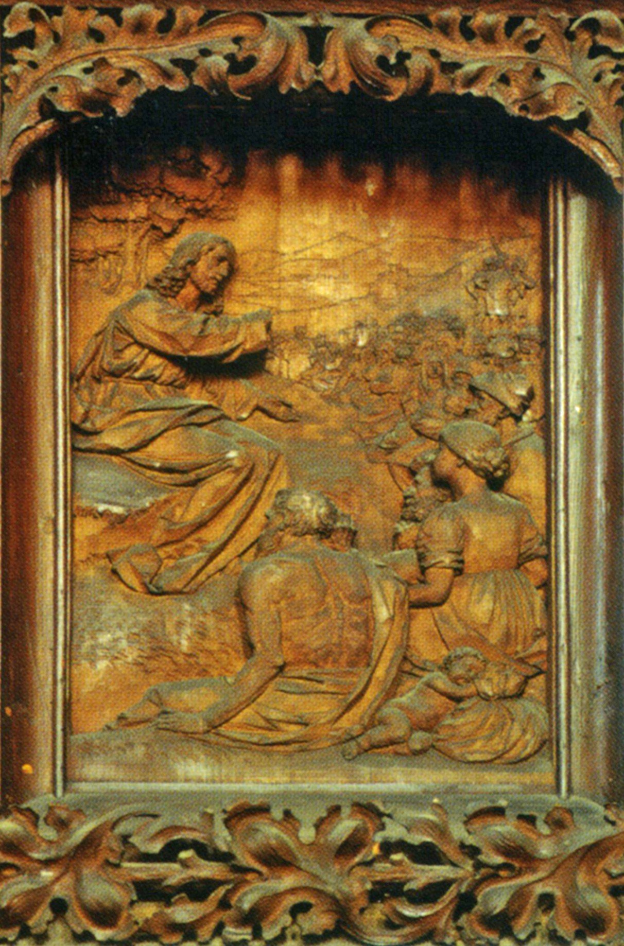 Fragment ambony w legnickim kościele