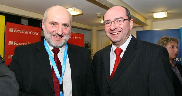I z kandydatem na urząd marszałka Sejmiku Andrzejem Łosiem.