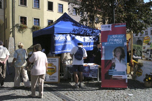 Na targach nie zauważyliśmy tłumów zainteresowanych.