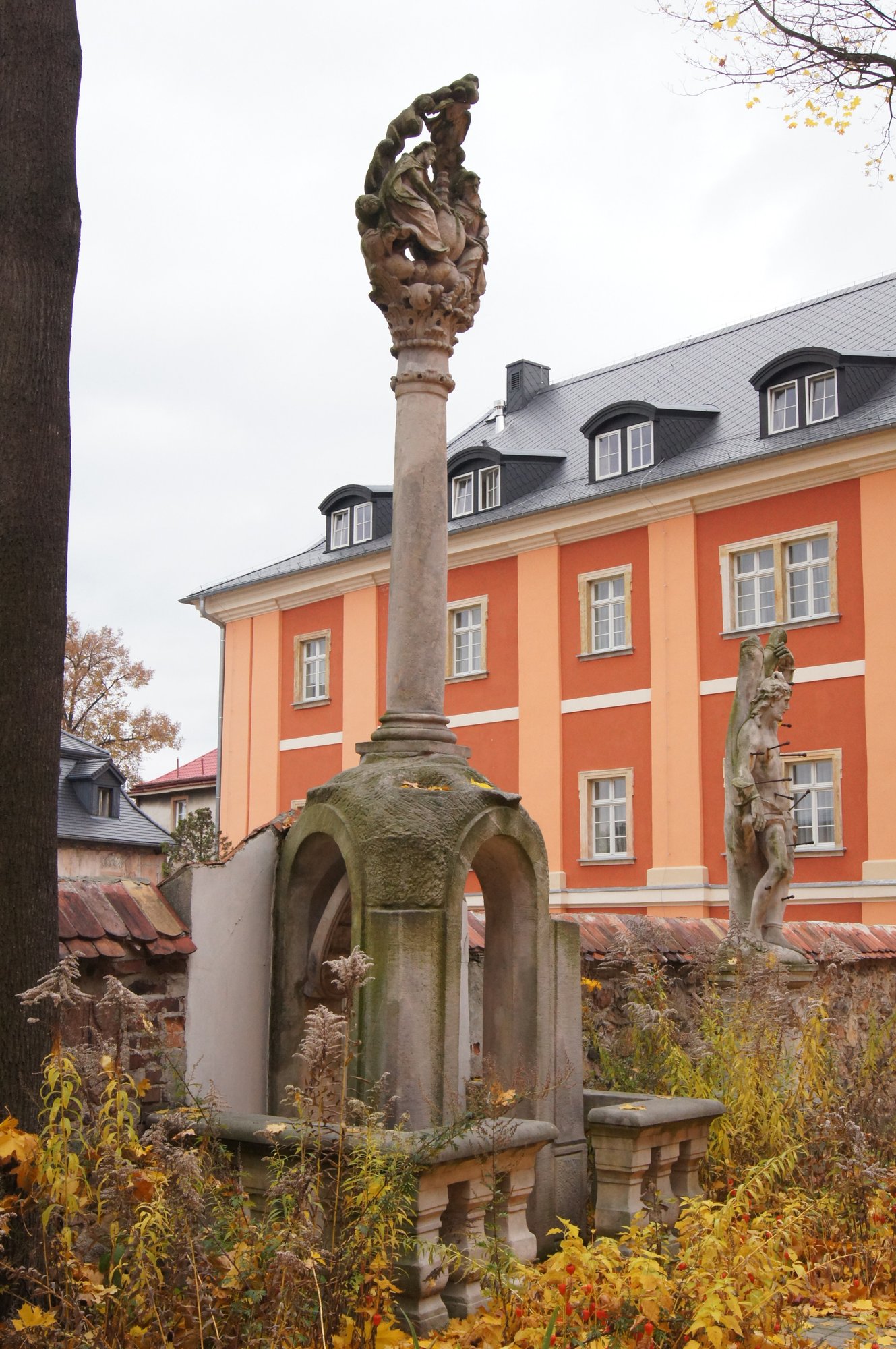 Kolumna św. Trójcy – widok od południa