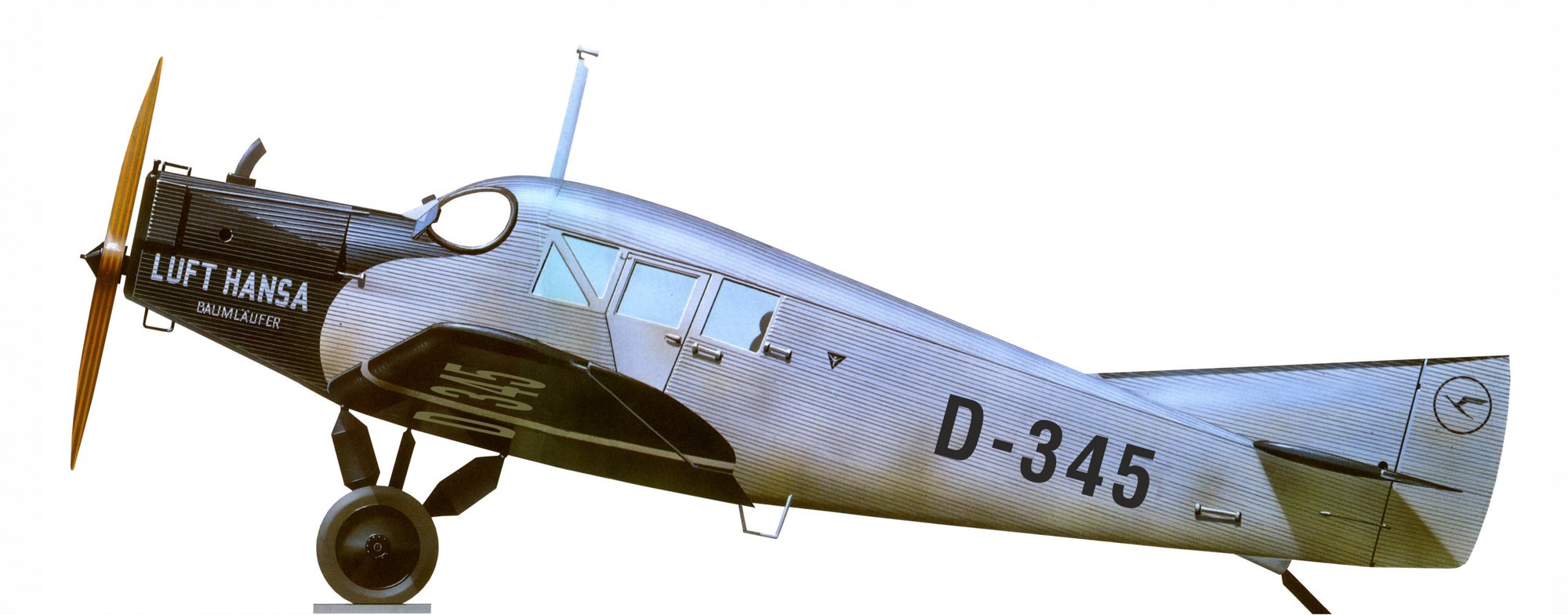 Junkers F 13 w barwach Lufthansy