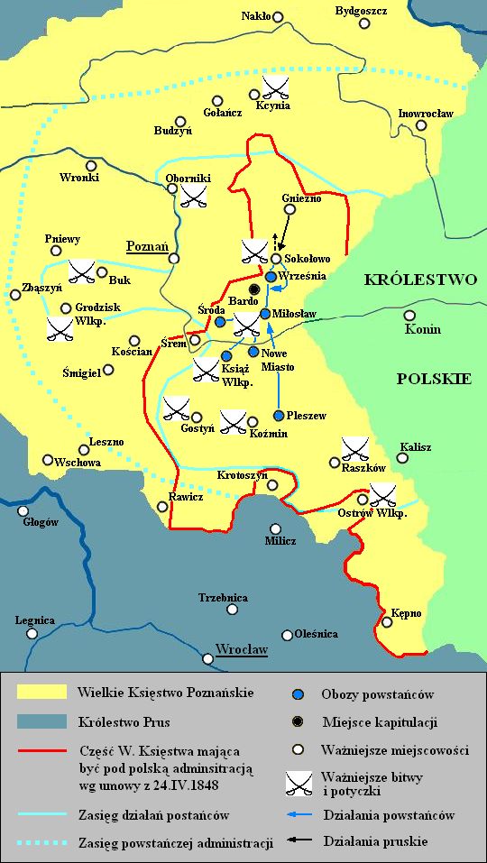 Powstanie w Wielkopolsce, rok 1848, fot. Wikipedia