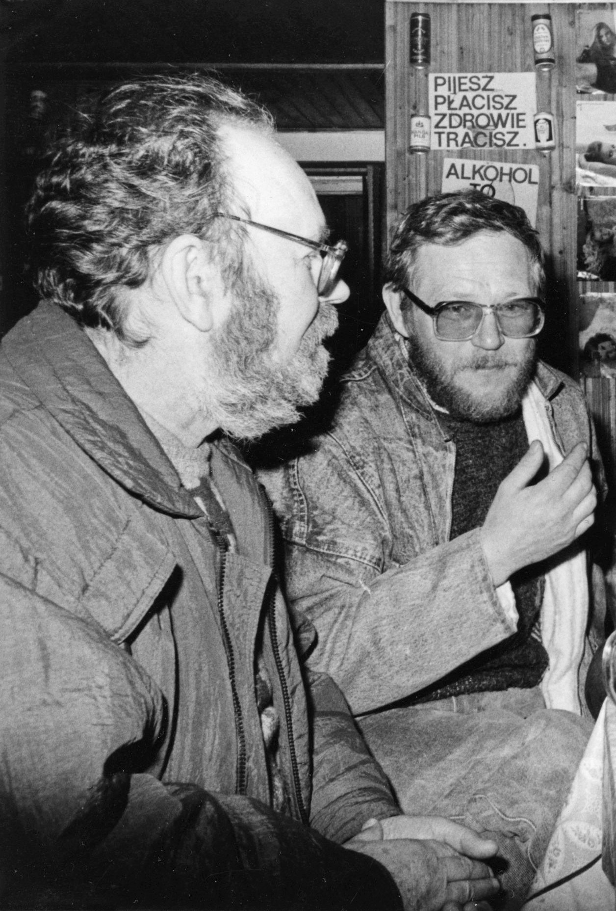 Miloslav Bartos (po lewej) i Bogdan Brymerski, kierownik Zamku Bolków/fot. Archiwum S. Firszta