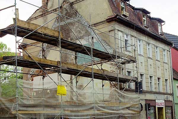 Teren pod multipleks już został wyburzony.