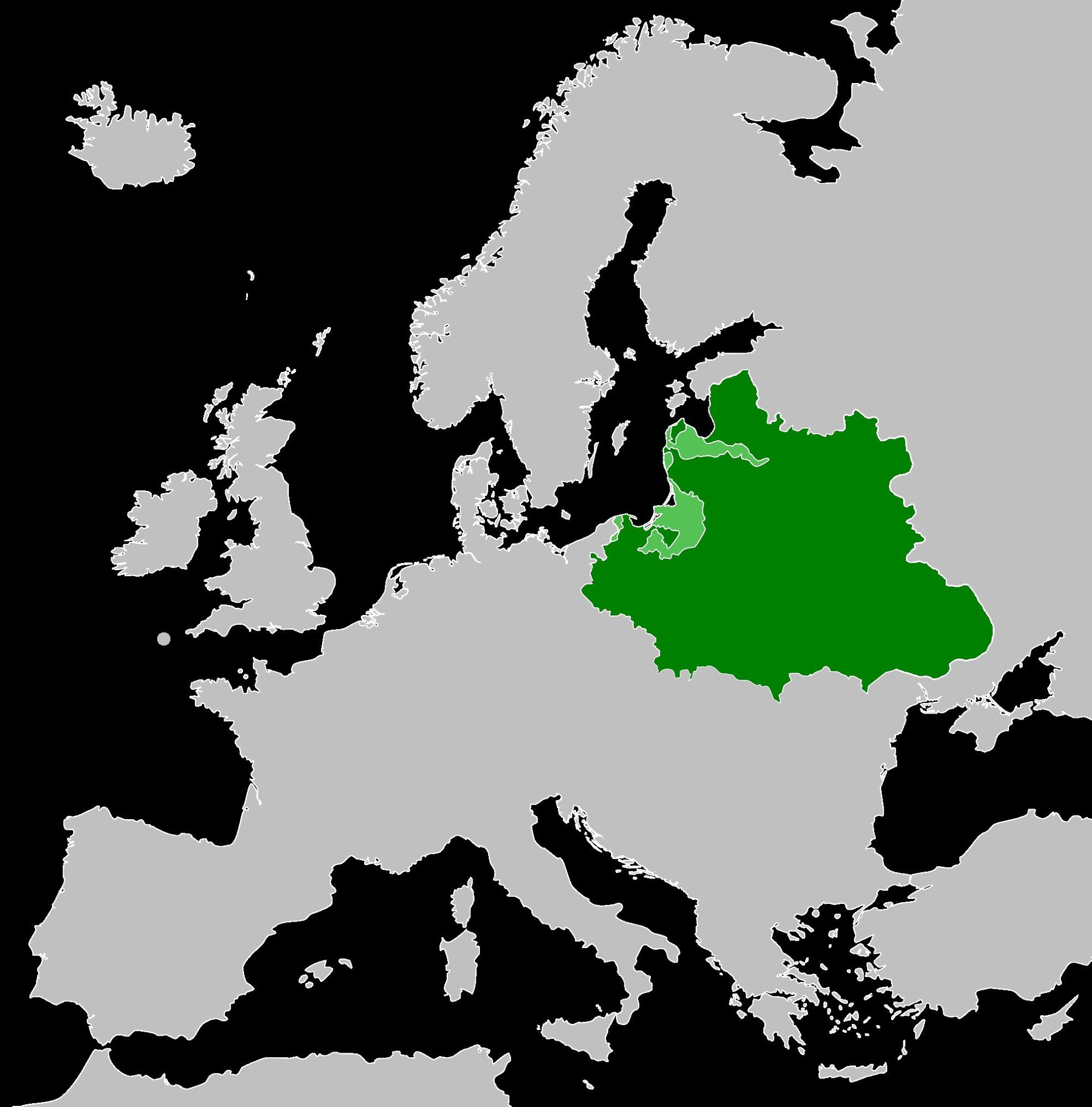 Obszar Rzeczpospolitej Obojga Narodów/Ryc. Wikipedia