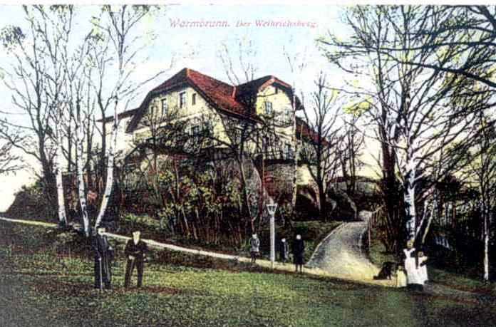 Restauracja na Weirihsberg wczesną wiosną.