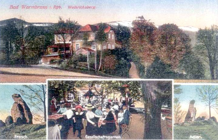 O popularności Weirihsbergu świadczy ta okolicznościowa pocztówka.