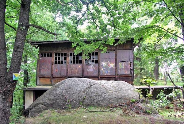 Trochę teraźniejszości: altana na Weirihsberg w ujęciu współczesnym.