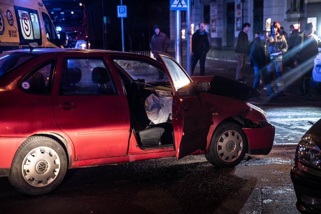 Zderzenie na skrzyżowaniu Sudeckiej i Alei Wojska Polskiego