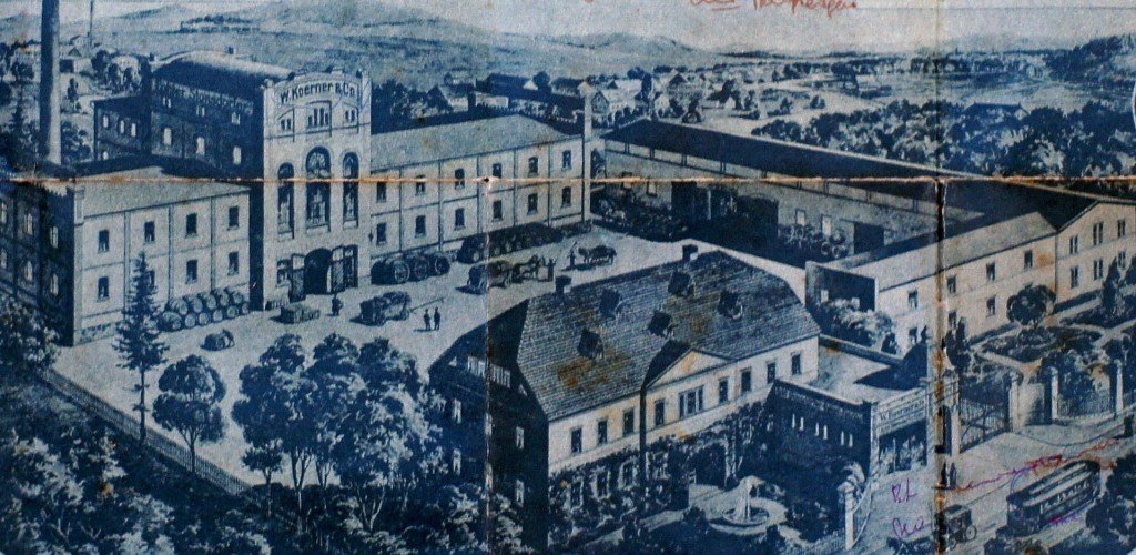 Wytwórnia likieru staniszowskiego w Cunnersdorf, pocz. XX wieku/fot. Internet