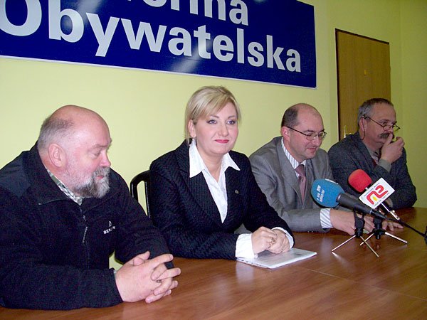 Jerzy Pokój, Beata Sawicka, Marek Obrębalski i Marcin Zawiła.