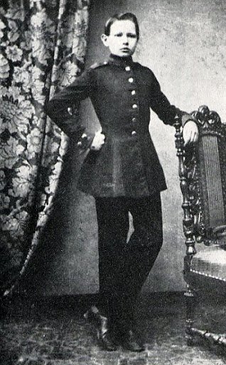 Paul von Hindenburg jako kadet w Legnickim Polu/fot. Internet